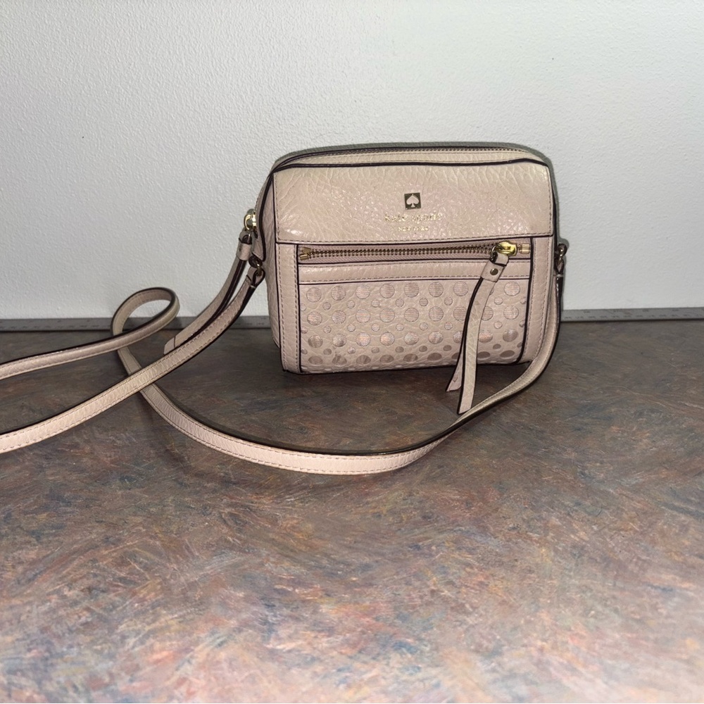 Kate Spade mini eyelet cutout shoulder bag